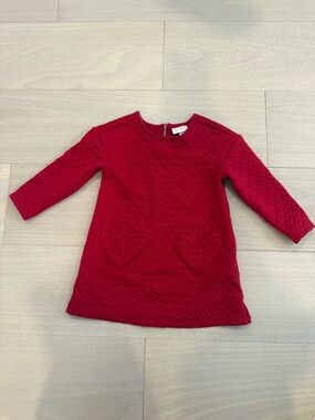 Cat & Jack Bright Red Valentines Dress